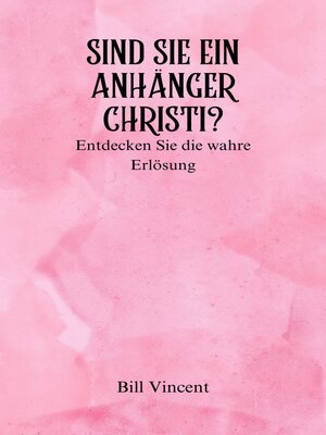 cover image of Sind Sie ein Anhänger Christi?
